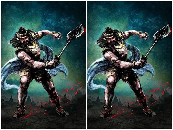  രാവണന്റെ ലുക്ക് 