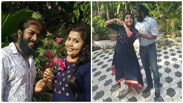 ഭര്‍ത്താവിന്റെ പാട്ടിനൊപ്പം