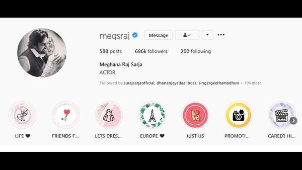 മേഘ്‌ന രാജ് സര്‍ജ