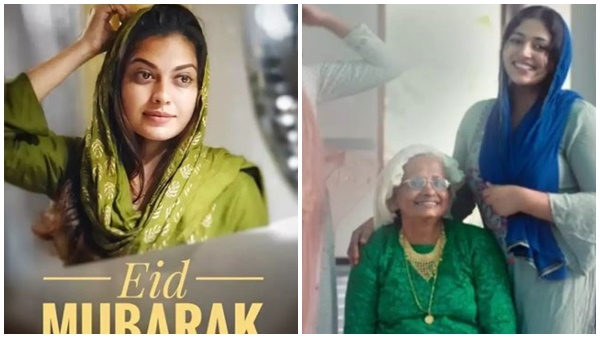 തട്ടമിട്ടുകൊണ്ടുളള ഒരു ചിത്രം 