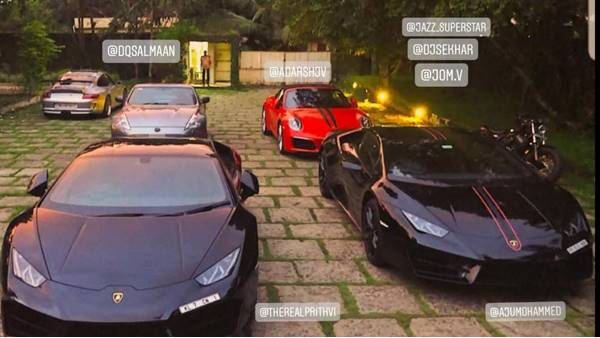  dulquer-prithvi-cars