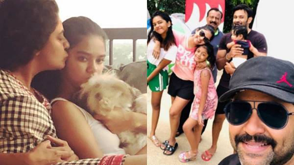 പൂര്ണിമയും മക്കളും