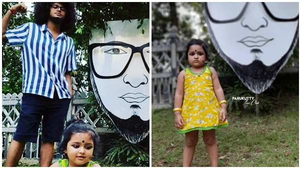 മുടിയന്റെ രസകരമായ  കട്ടൗട്ട്