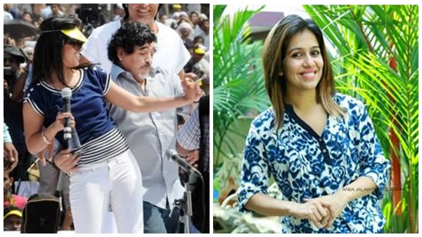 മറഡോണയെ കുറിച്ച് പറഞ്ഞ് രഞ്ജിനി ഹരിദാസ് 