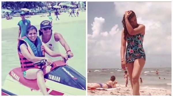 സ്വീം സ്യൂട്ടില്‍ രാജിനി ചാണ്ടി 