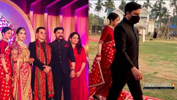 ചുവപ്പണിഞ്ഞ് മീനാക്ഷിയും കാവ്യയും