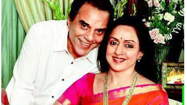  ഹേമ മാലിനിയും ധര്‍മേന്ദ്രയും 