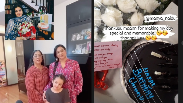 സംയുക്തയ്ക്ക് മന്യയുടെ പിറന്നാൾ ആശംസ