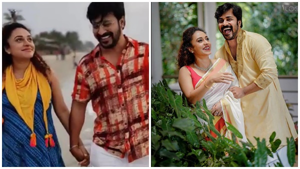 അമ്മയെ മേക്കപ്പ് ചെയ്യുന്ന പേളി