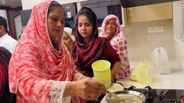 പാല് കാച്ചുന്നതും തിളച്ച് തൂവുന്നതിന്റെയുമെല്ലാം വീഡിയോ മഷൂറ പകര്‍ത്തിയിരുന്നു