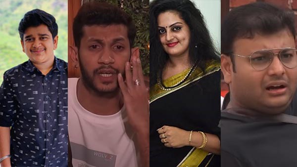 സുചിത്ര, അഖിൽ, വിനയ്, സൂരജ് എന്നിവരാണ് നോമിനേഷൻ പട്ടികയിൽ എത്തിയിരിക്കുന്നത്