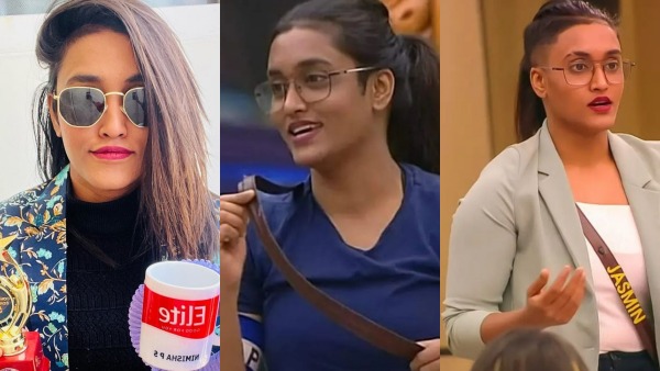 സ്യൂട്ടിൽ സ്റ്റൈലിഷായി ബോസി ​ഗെറ്റപ്പിൽ ജാസ്മിൻ