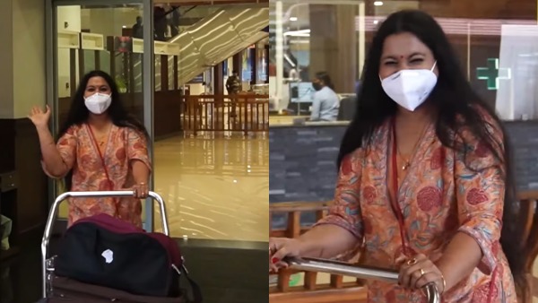 ഭർത്താവിന്റെ കാലുതൊട്ട് വണങ്ങിയും മകളെ കെട്ടിപിടിച്ചും ലക്ഷ്മിപ്രിയ