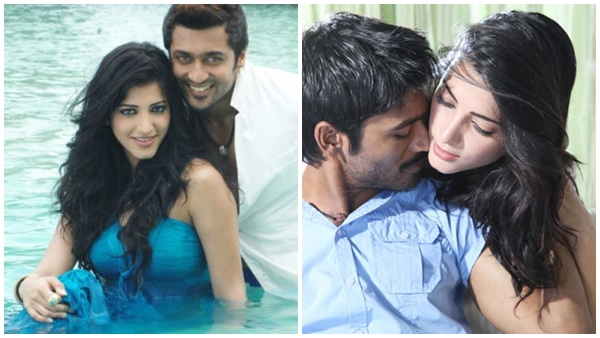 തെന്നിന്ത്യയിൽ ശ്രദ്ധ കേന്ദ്രീകരിച്ചതോടെയാണ് ശ്രുതി ഹാസൻ ശ്രദ്ധിക്കപ്പെട്ട് തുടങ്ങിയത്