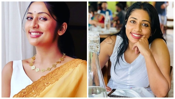 വെള്ളനിറമുള്ള സ്ലീവ്‌ലെസ് ഡ്രസ്സില്‍ അതീവ സുന്ദരിയായിട്ടാണ് നടി ചിത്രങ്ങളിലുള്ളത്