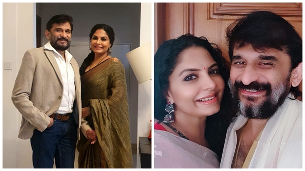 ഭര്‍ത്താവ് ശരത്തിനെ കെട്ടിപ്പിടിച്ച് നില്‍ക്കുന്ന പ്രണയാതുരമായ ഫോട്ടോസാണ് നടി നല്‍കിയത്