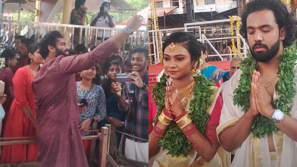 വിവാഹത്തേലന്നും  ഉദ്ഘാടന ചടങ്ങിൽ പങ്കെടുത്ത് റോബിൻ 