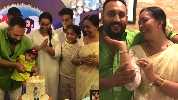മരുമകൻ അർജുൻ സോമശേഖരന്റെ പിറന്നാൾ ആഘോഷത്തിന്റെ വീഡിയോയാണ് പങ്കുവച്ചിരിക്കുന്നത്