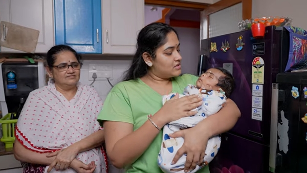 കുഞ്ഞിന് ജന്മം കൊടുത്തതിന് പിന്നാലെ യൂട്യൂബ് ചാനലില്‍ സജീവമാണ് അനുശ്രീ
