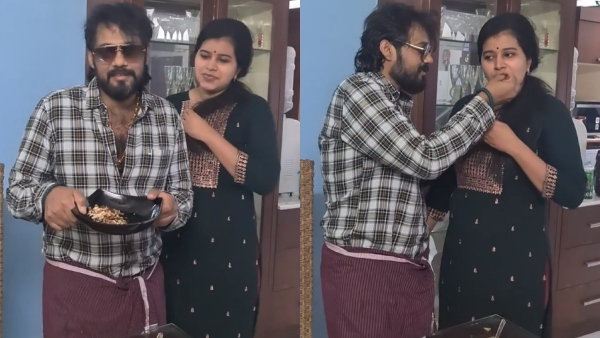 ഭാര്യയ്ക്കായി ഭക്ഷണം തയ്യാറാക്കി ബാല‌