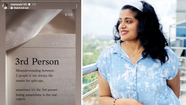 വീണ നായർ തന്റെ ഇൻസ്റ്റാഗ്രാം സ്റ്റോറിയിൽ