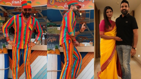 കളർഫുൾ ഡ്രസ്സിൽ നൃത്തം ചെയ്ത് ​ഗോപി സുന്ദർ...