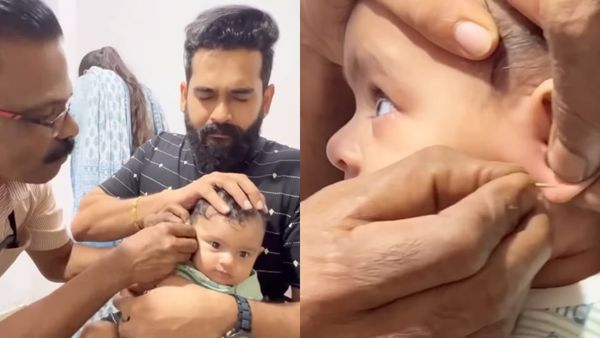 കാത് കുത്തുന്നതിന്റെ വീഡിയോ പങ്കുവയ്ക്കാത്തതിൽ പരാതി പറഞ്ഞിരുന്നു