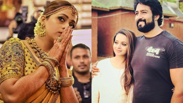 വിവാഹ വാർഷികം ആഘോഷിച്ച് ഭാവന