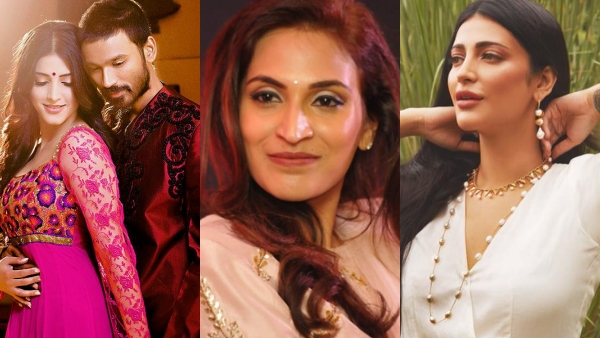 ത്രീയുടെ ഷൂട്ടിനിടെ ഭാ​ര്യ സെറ്റിലുണ്ടായിട്ടും ധനുഷും ശ്രുതി ഹാസനും പ്രണയത്തിലായി