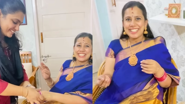 ദേവികയുടെ വളക്കാപ്പ് ചടങ്ങിന്റെ വീഡിയോയും ആരാധകരുമായി പങ്കുവച്ചിരുന്നു