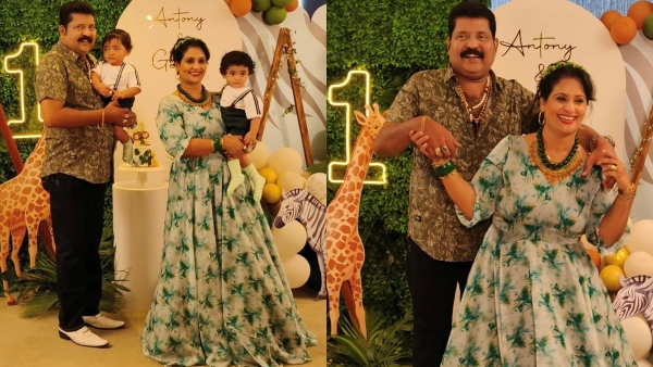 ഇരട്ടകുട്ടികളുടെ ഒന്നാം പിറന്നാൾ ആഘോഷിച്ച് നടി സുമ ജയറാമും കുടുംബവും