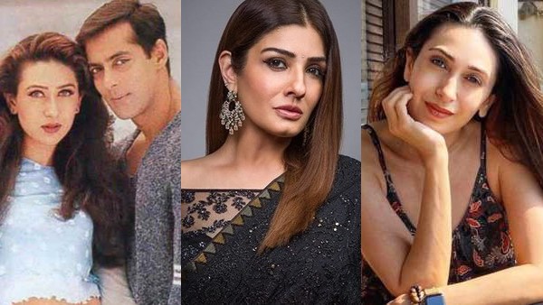 Karishma Kapoor, Raveena Tandon Karishma Kapoor, Raveena Tandon