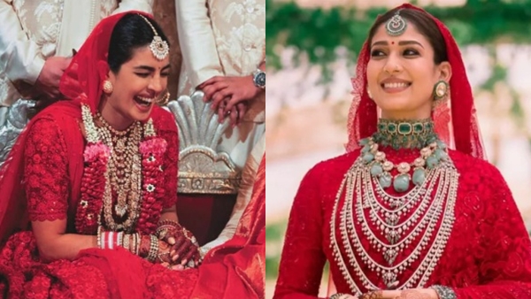 Nayanthara Wedding Saree, Priyanka Chopra Nayanthara Wedding Saree, Priyanka Chopra
