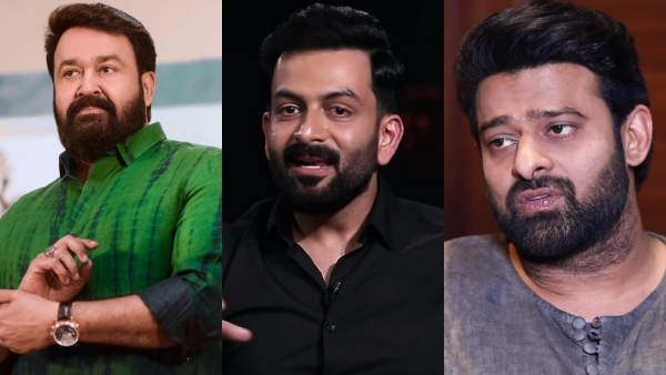 Prabhas, prithviraj, mohanlal