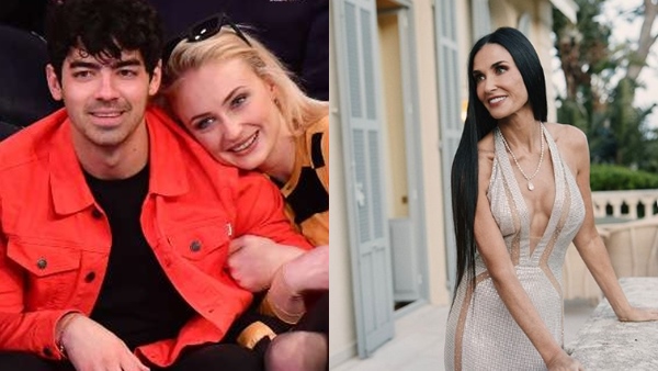 Joe Jonas  Sophie Turner  Demi Moore