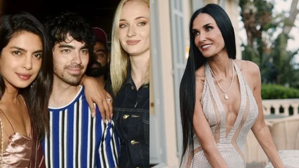 Joe Jonas  Priyanka Chopra  Demi Moore