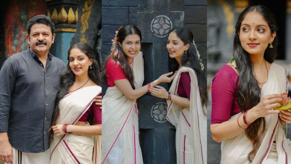 Ishaani Krishna and family