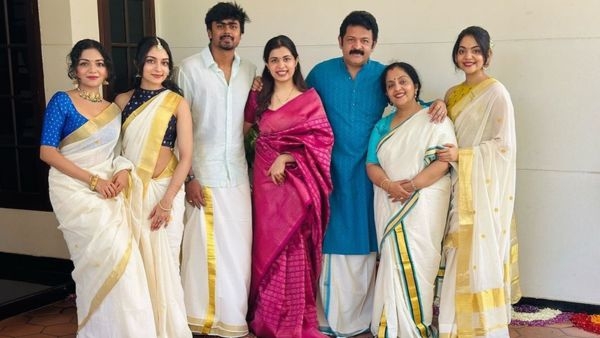 Ishaani Krishna and family