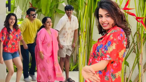 Diya Krishna and family