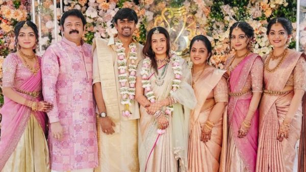 Diya Krishna and family