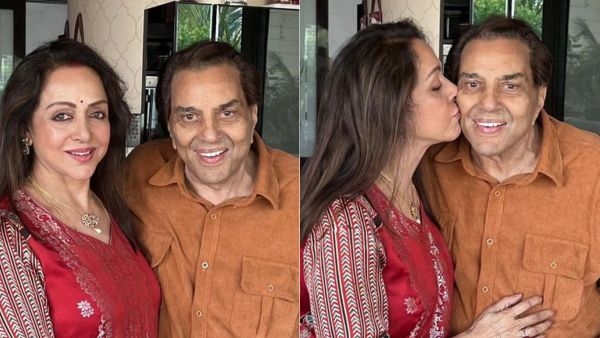 Dharmendra and Hema Malini
