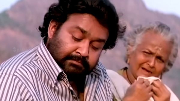 Mohanlal and Sarada nair