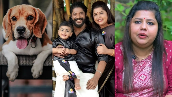 Sneha Sreekumar Pet Dog Oscar