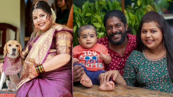 Sneha Sreekumar Pet Dog Oscar