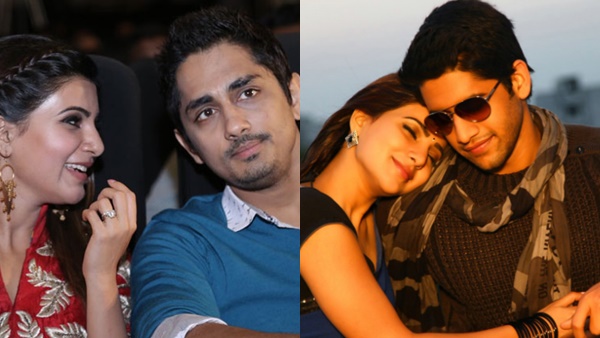 Samantha  Siddharth  Naga Chaitanya