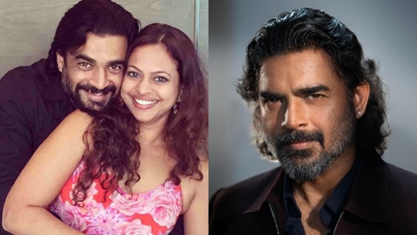 Madhavan And Wife Madhavan And Wife