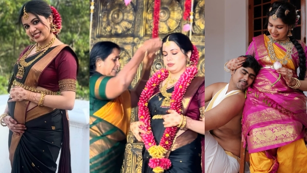 Diya Krishna  5th Month Pregnancy Pooja