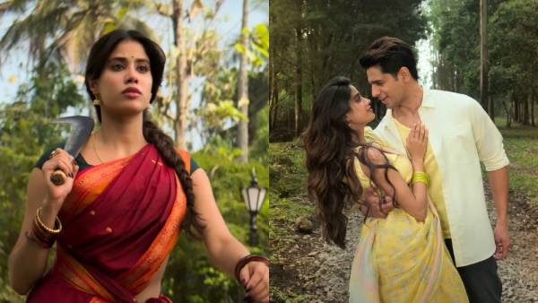 Janhvi Kapoor and Sidharth Malhotra in Param Sundari teaser
