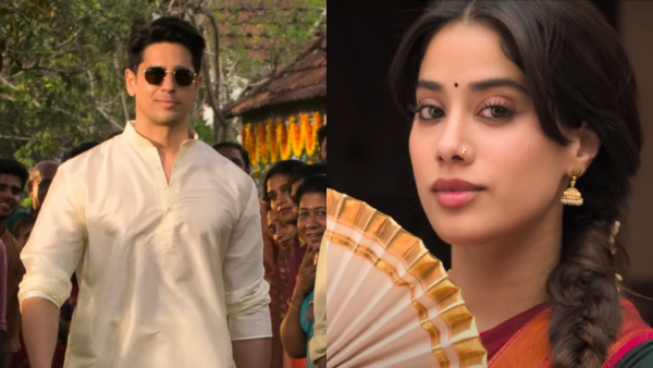 Janhvi Kapoor and Sidharth Malhotra in Param Sundari teaser