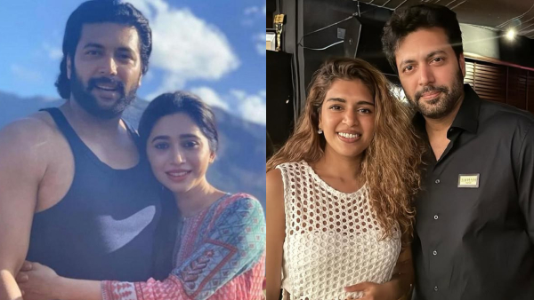 Jayam Ravi with Aarti and Keneesha